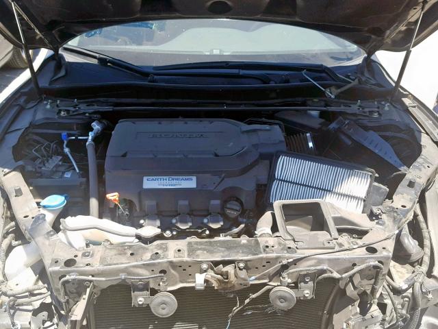 1HGCR3F07GA001471 - 2016 HONDA ACCORD EXL BLACK photo 7