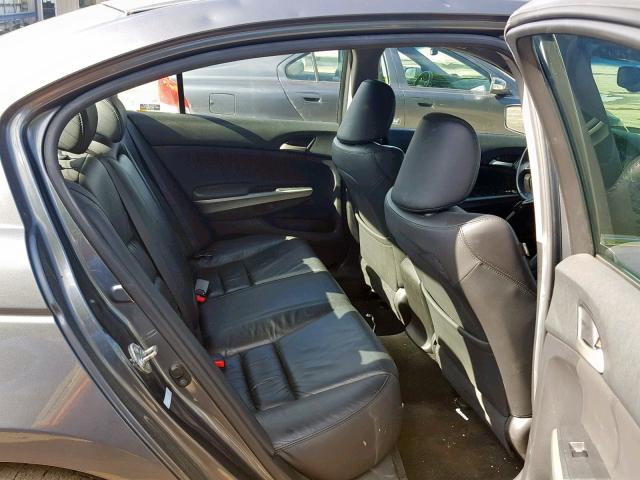 1HGCP26859A027592 - 2009 HONDA ACCORD EXL GRAY photo 6