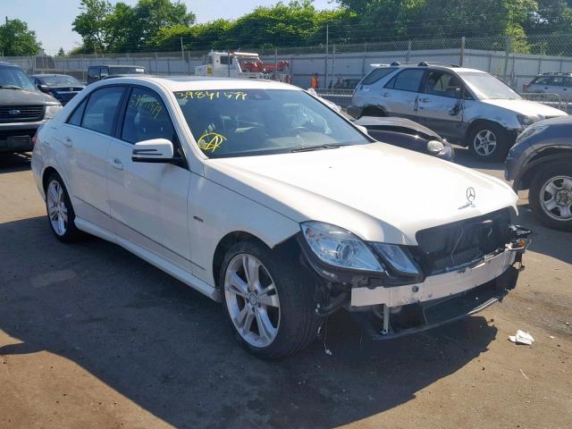 WDDHF5KB2CA572401 - 2012 MERCEDES-BENZ E 350 WHITE photo 1