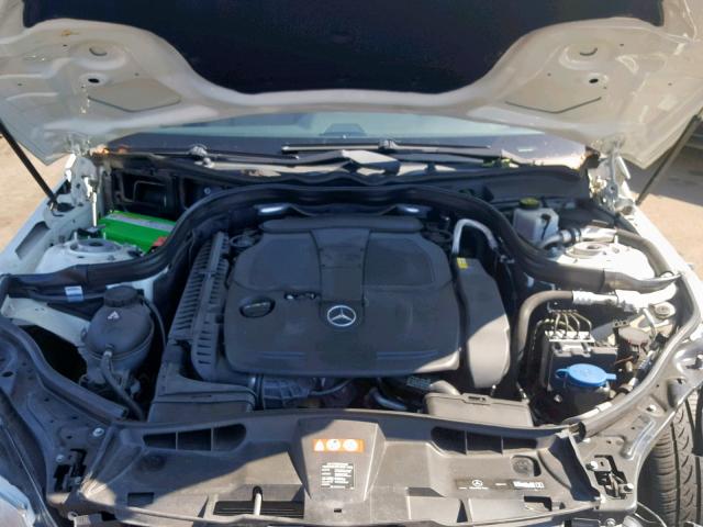 WDDHF5KB2CA572401 - 2012 MERCEDES-BENZ E 350 WHITE photo 7