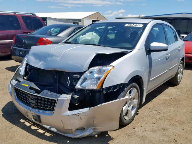 3N1AB61E78L629803 - 2008 NISSAN SENTRA 2.0 SILVER photo 2