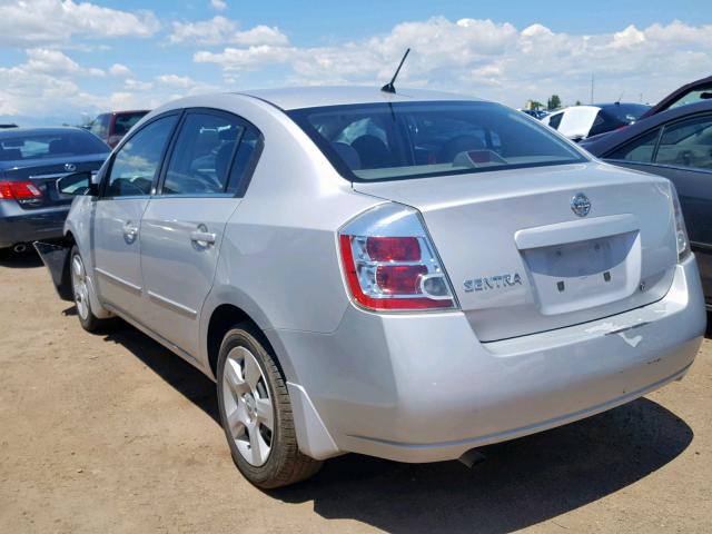 3N1AB61E78L629803 - 2008 NISSAN SENTRA 2.0 SILVER photo 3