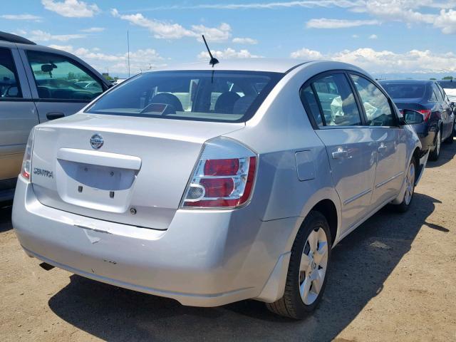 3N1AB61E78L629803 - 2008 NISSAN SENTRA 2.0 SILVER photo 4