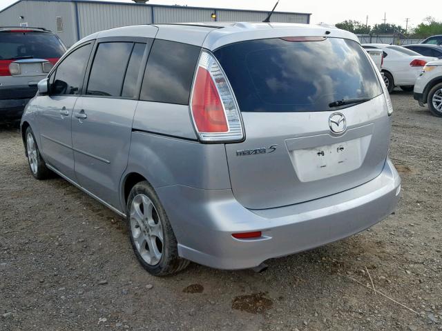 JM1CR293390350781 - 2009 MAZDA 5 SILVER photo 3