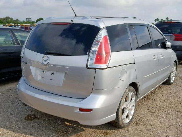 JM1CR293390350781 - 2009 MAZDA 5 SILVER photo 4