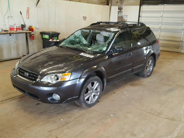 4S4BP61C977343869 - 2007 SUBARU LEGACY OUT GRAY photo 2