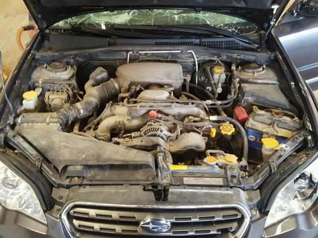 4S4BP61C977343869 - 2007 SUBARU LEGACY OUT GRAY photo 7