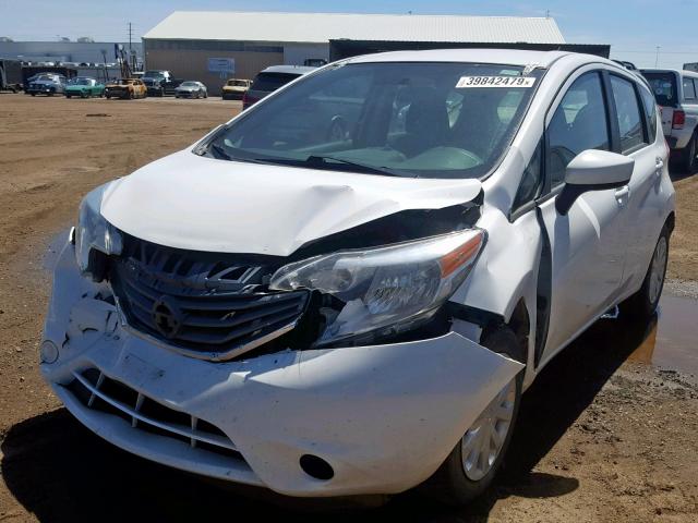 3N1CE2CP9GL368776 - 2016 NISSAN VERSA NOTE WHITE photo 2