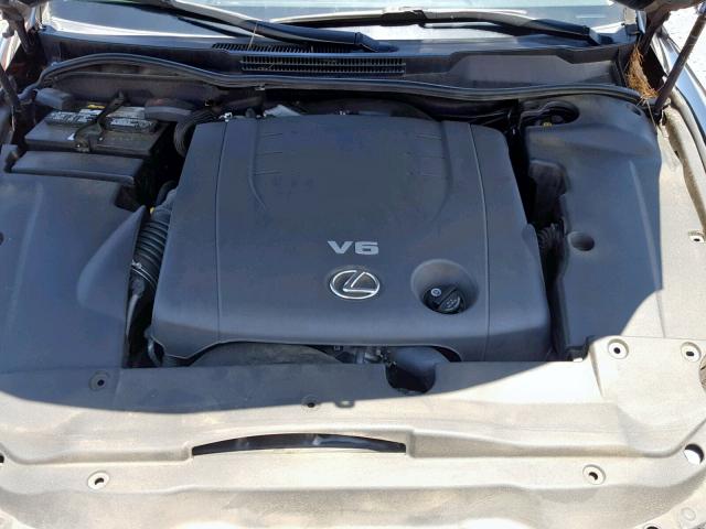 JTHBK262795098143 - 2009 LEXUS IS 250 BLACK photo 7