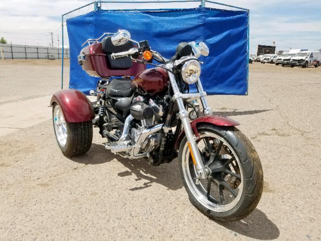 1HD4CR212FC427057 - 2015 HARLEY-DAVIDSON XL883 SUPE BURGUNDY photo 1