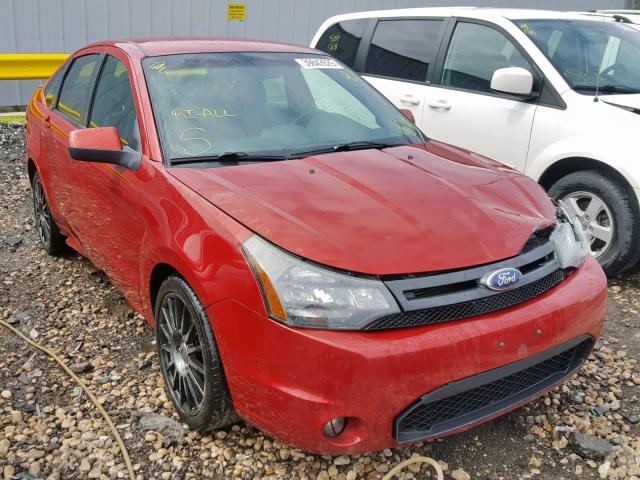 1FAHP3GN4AW135066 - 2010 FORD FOCUS SES RED photo 1