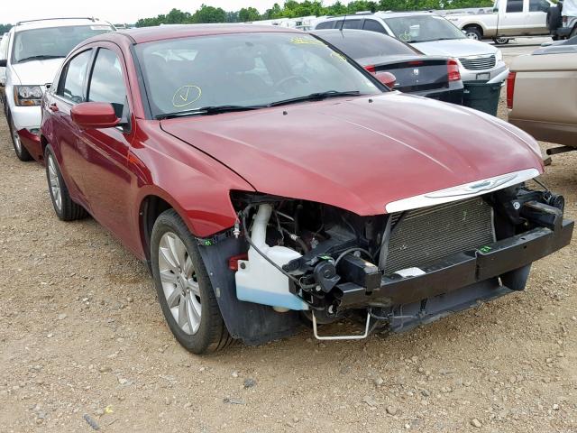 1C3CCBBB0DN598473 - 2013 CHRYSLER 200 TOURIN RED photo 1