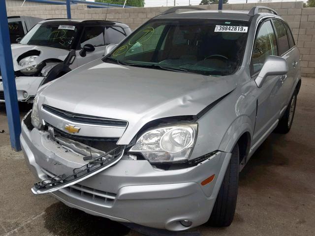 3GNAL3EK0DS629433 - 2013 CHEVROLET CAPTIVA LT SILVER photo 2