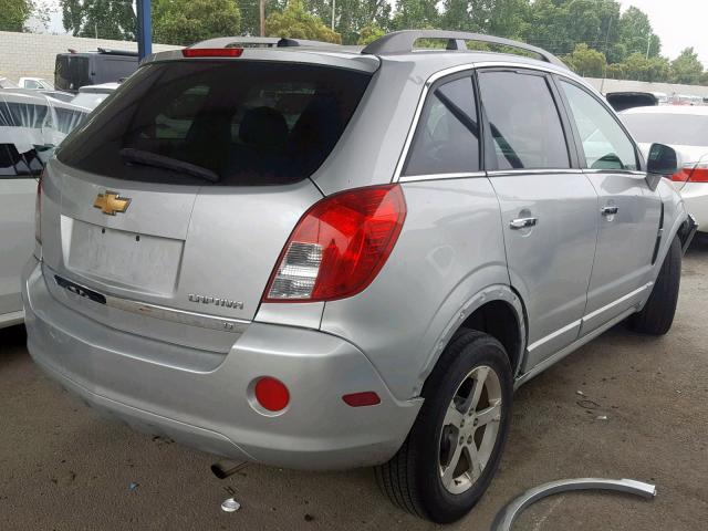 3GNAL3EK0DS629433 - 2013 CHEVROLET CAPTIVA LT SILVER photo 4