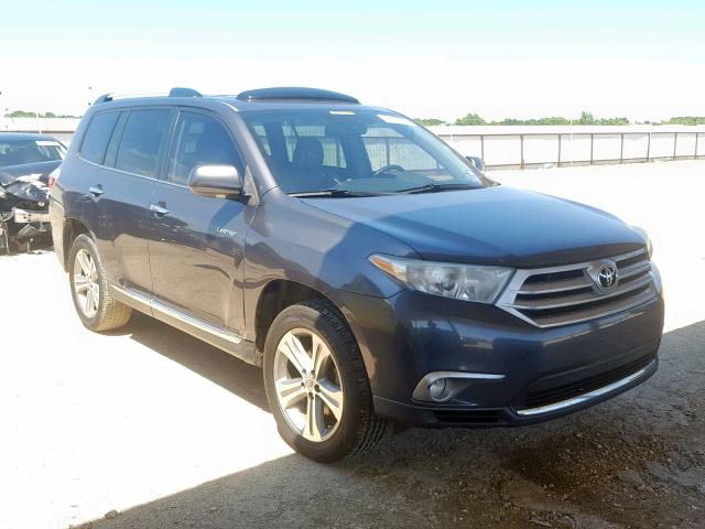 5TDYK3EHXCS052170 - 2012 TOYOTA HIGHLANDER GRAY photo 1