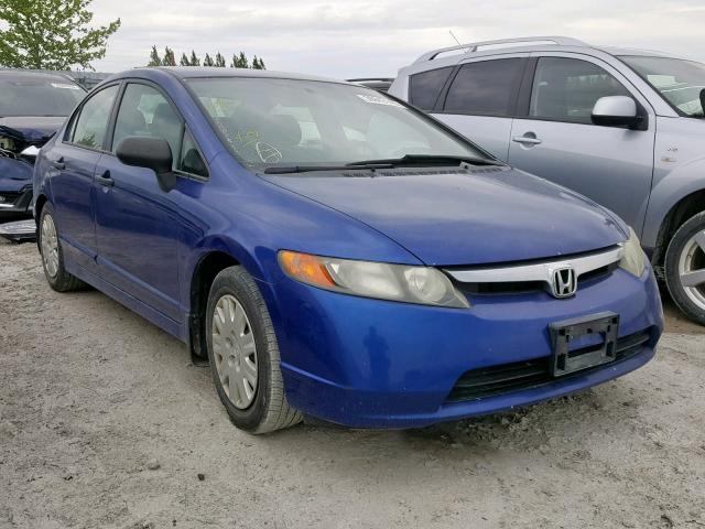 2HGFA16326H022196 - 2006 HONDA CIVIC DX V BLUE photo 1