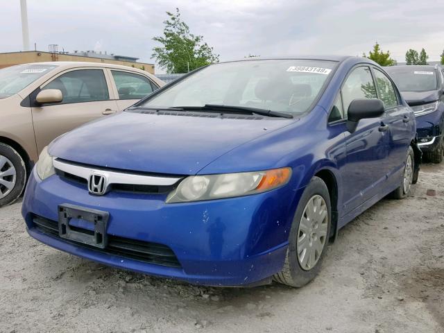 2HGFA16326H022196 - 2006 HONDA CIVIC DX V BLUE photo 2