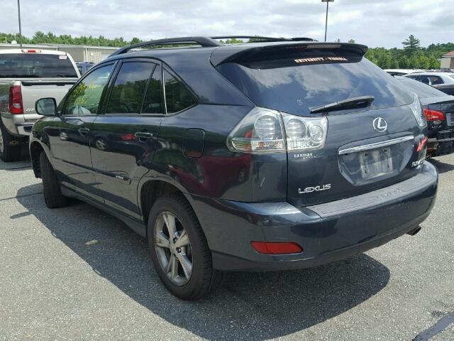 JTJHW31U072012472 - 2007 LEXUS RX 400H GRAY photo 3