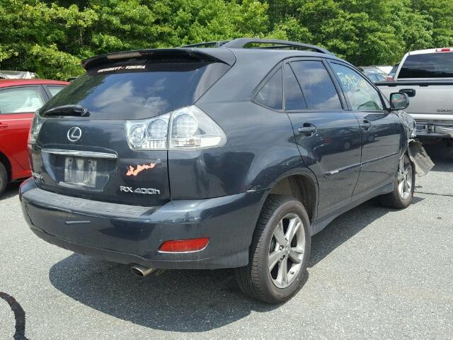 JTJHW31U072012472 - 2007 LEXUS RX 400H GRAY photo 4