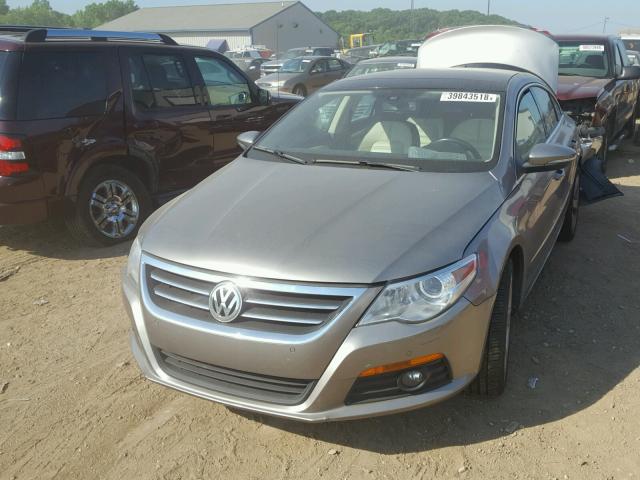 WVWGU73C79E550264 - 2009 VOLKSWAGEN CC VR6 4MO GRAY photo 2