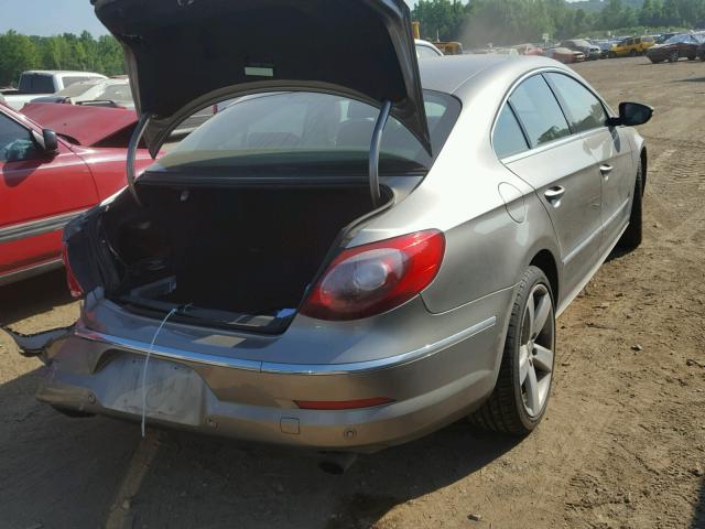 WVWGU73C79E550264 - 2009 VOLKSWAGEN CC VR6 4MO GRAY photo 4