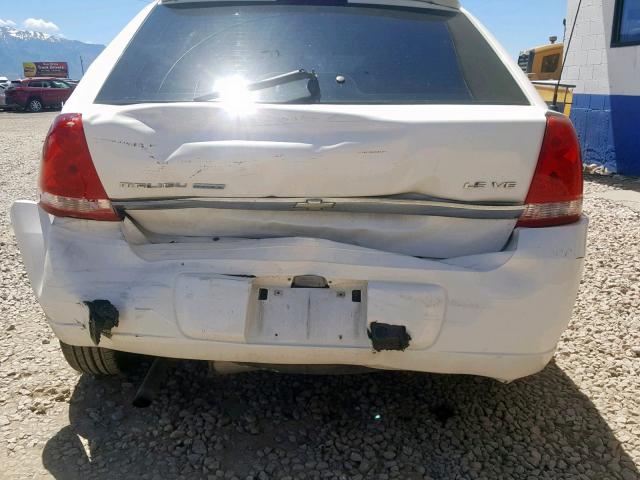 1G1ZT62825F305467 - 2005 CHEVROLET MALIBU MAX 白色 照片 9