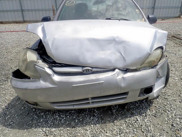 KNADC125936247295 - 2003 KIA RIO SILVER photo 7