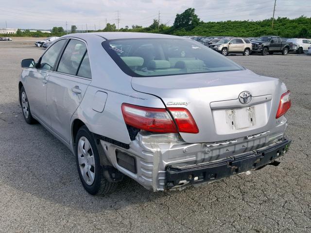 4T4BE46K17R003150 - 2007 TOYOTA CAMRY NEW SILVER photo 3