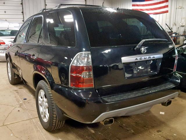 2HNYD18935H547034 - 2005 ACURA MDX TOURIN BLACK photo 3