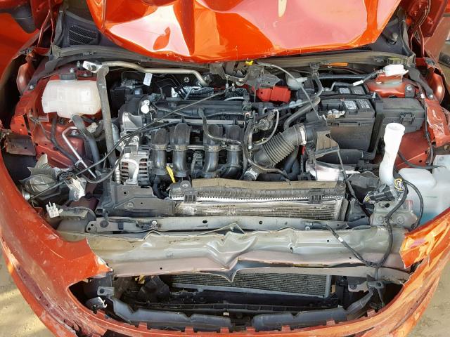 3FADP4BJ3JM111446 - 2018 FORD FIESTA SE RED photo 7