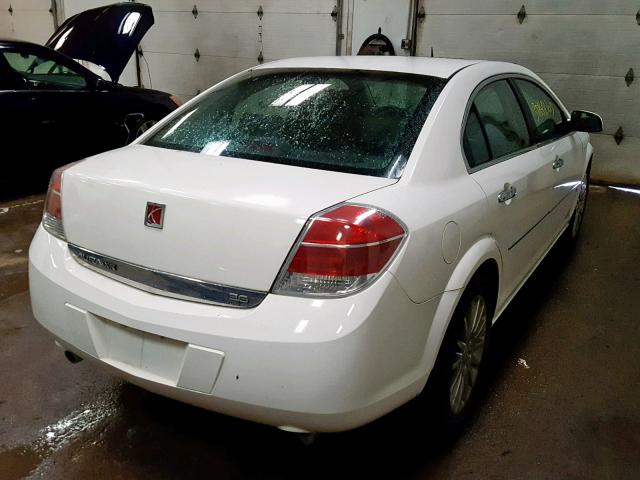 1G8ZV57777F259384 - 2007 SATURN AURA XR WHITE photo 4