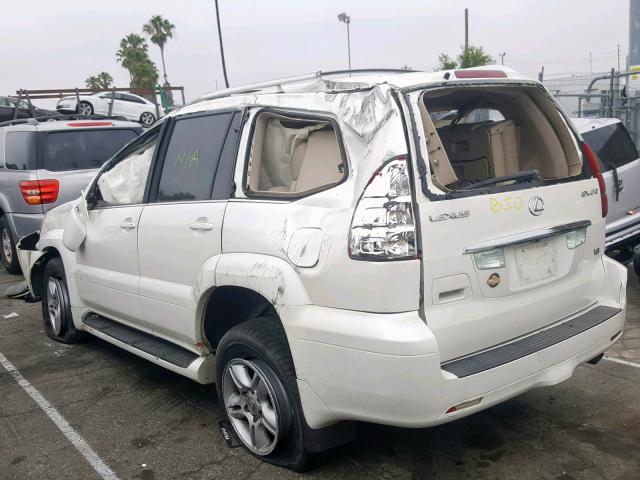 JTJBT20X340062701 - 2004 LEXUS GX 470 WHITE photo 3