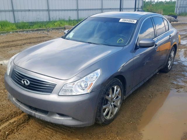 JNKCV61F09M352228 - 2009 INFINITI G37 GRAY photo 2