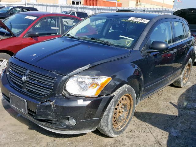 1B3HB48B98D623469 - 2008 DODGE CALIBER SX BLACK photo 2