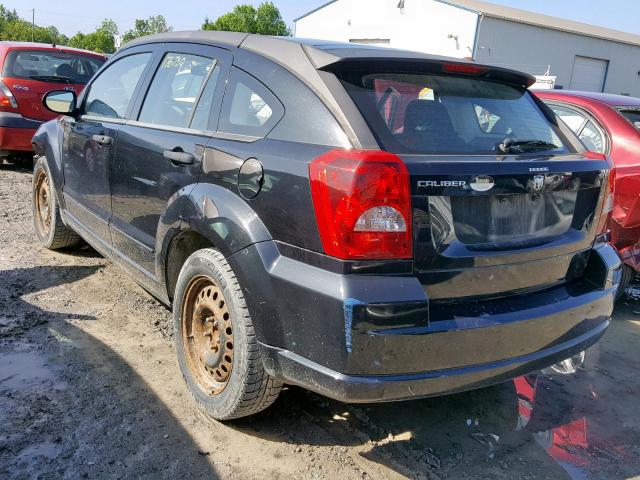 1B3HB48B98D623469 - 2008 DODGE CALIBER SX BLACK photo 3