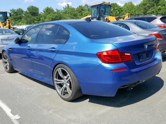 WBSFV9C50DC772941 - 2013 BMW M5 BLUE photo 3