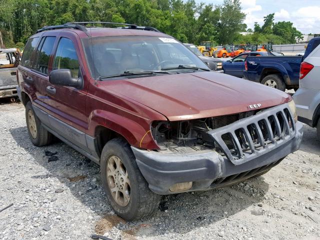 1J4G258S2XC684936 - 1999 JEEP GRAND CHER MAROON photo 1