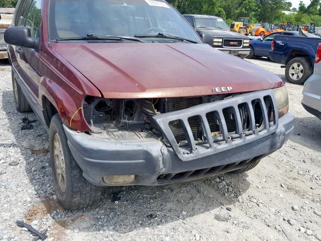 1J4G258S2XC684936 - 1999 JEEP GRAND CHER MAROON photo 9