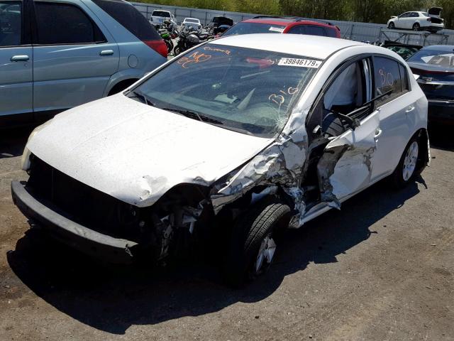 3N1AB6AP2AL633930 - 2010 NISSAN SENTRA 2.0 WHITE photo 2