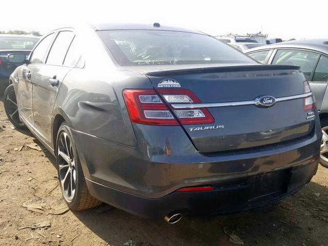 1FAHP2E89FG182540 - 2015 FORD TAURUS SEL GRAY photo 3