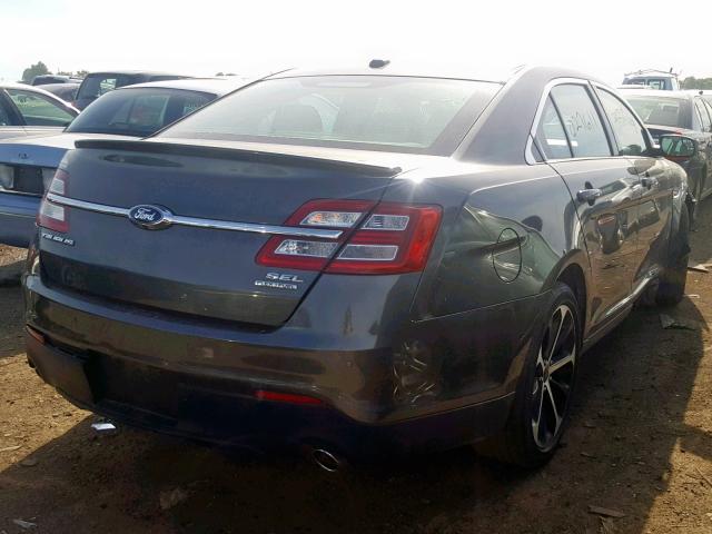 1FAHP2E89FG182540 - 2015 FORD TAURUS SEL GRAY photo 4