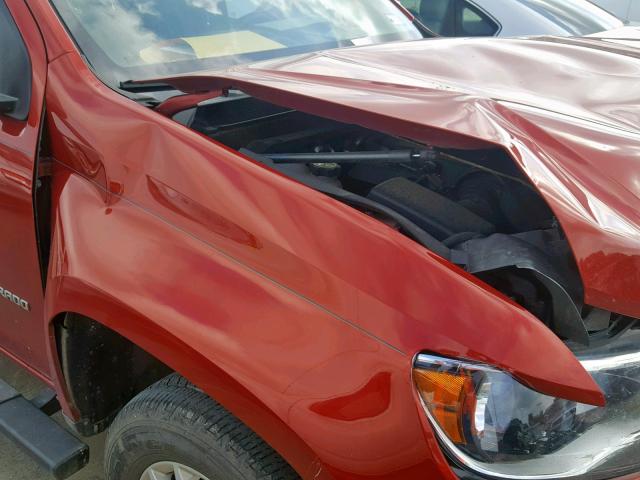 1GCHSCE37G1392769 - 2016 CHEVROLET COLORADO L RED photo 9