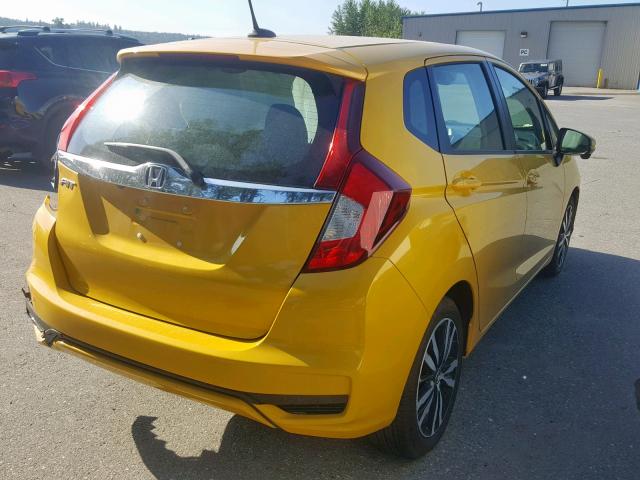 3HGGK5G86JM702468 - 2018 HONDA FIT EX YELLOW photo 4