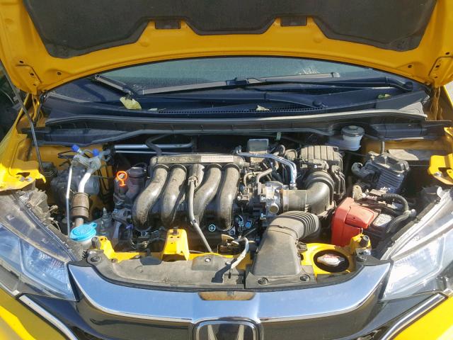 3HGGK5G86JM702468 - 2018 HONDA FIT EX YELLOW photo 7