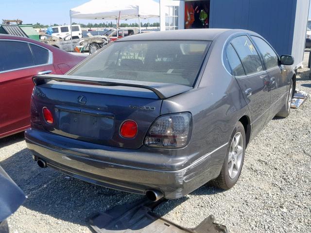 JT8BD69S020169117 - 2002 LEXUS GS 300 GRAY photo 4