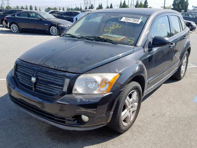 1B3HB48B08D506296 - 2008 DODGE CALIBER SX BLACK photo 2