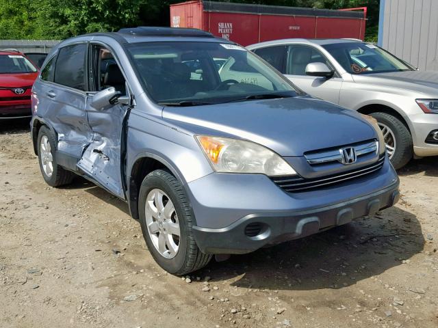 JHLRE38708C026560 - 2008 HONDA CR-V EXL BLUE photo 1