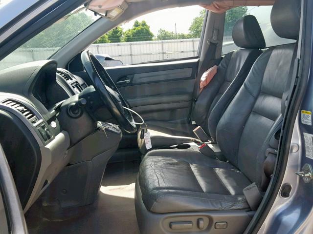 JHLRE38708C026560 - 2008 HONDA CR-V EXL BLUE photo 5