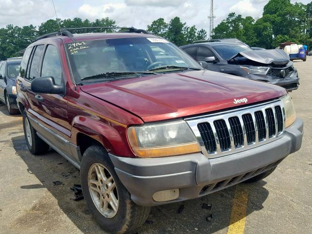 1J4GX48S61C646452 - 2001 JEEP GRAND CHER MAROON photo 1