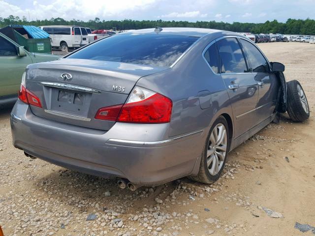 JNKAY01E58M605903 - 2008 INFINITI M35 BASE GRAY photo 4